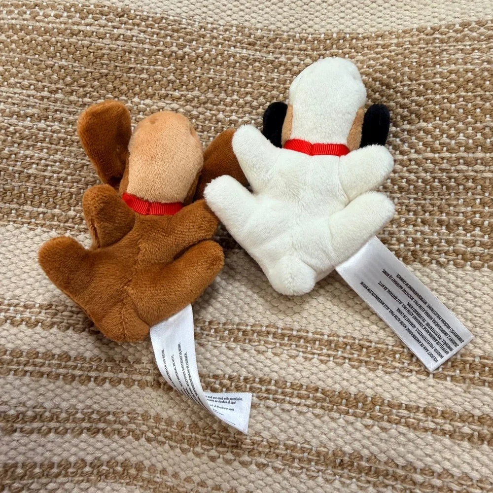 Basic Fun Pound Puppies Newborns Plush Set Brown and White Spotted Dog Toys 2024